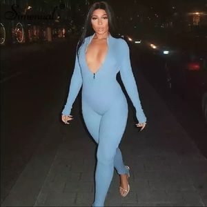 Blue Jumpsuit